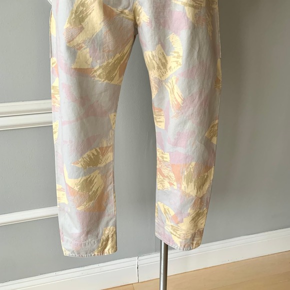 Isabel Marant Etoile Raluni High Rise Cropped Pants in Chalk Size Medium - Picture 4 of 12